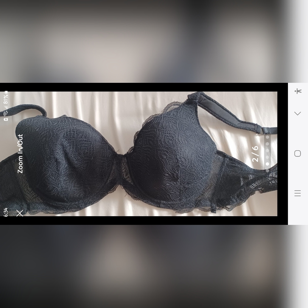 Delta Burke lace bra